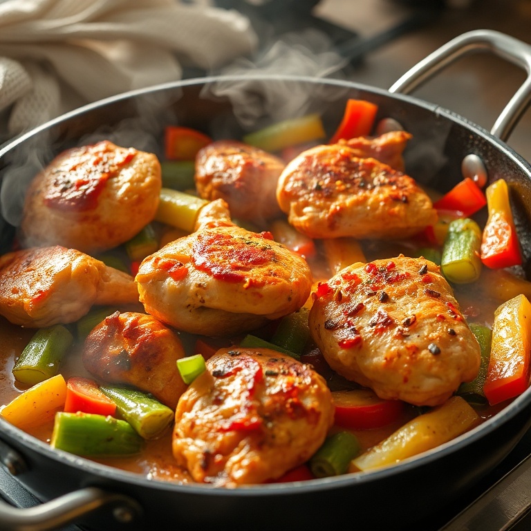 Easy Healthy Chicken Skillet