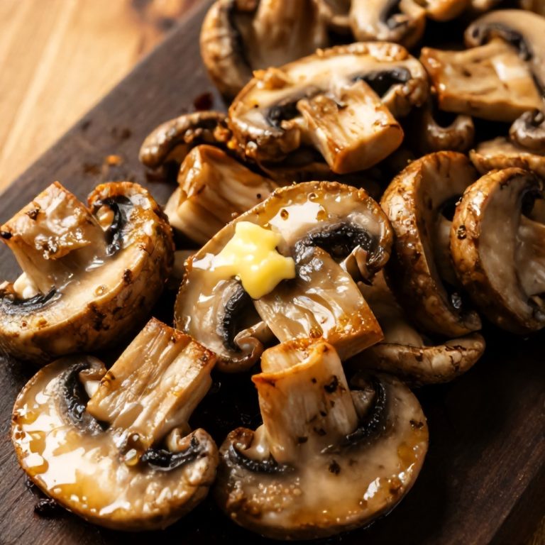 herb butter sautéed mushrooms