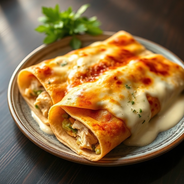 Easy High Protein Chicken Enchiladas