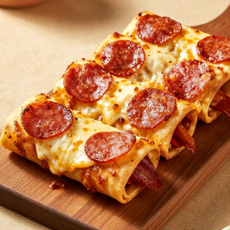 Easy High Protein Pepperoni Pizza Rolls