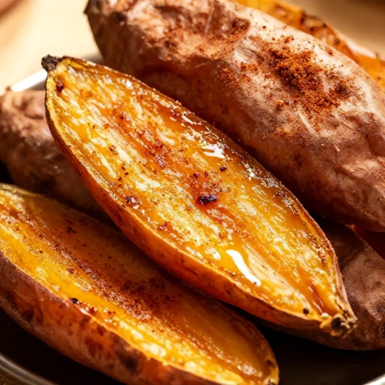 honey roasted sweet potatoes