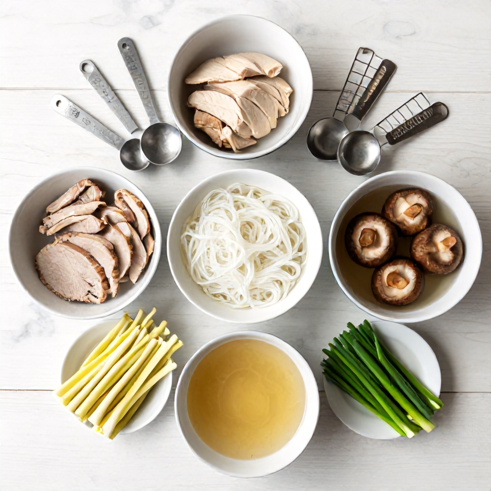 Hot and Sour Noodle Soup Ingredients