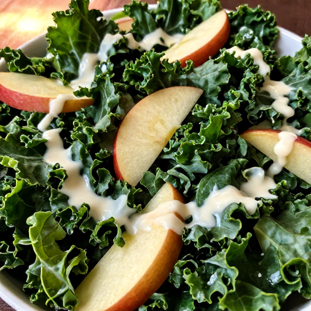 Easy Kale and Apple Salad
