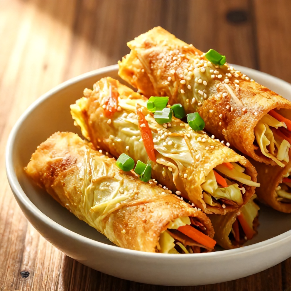 easy keto egg roll in a bowl