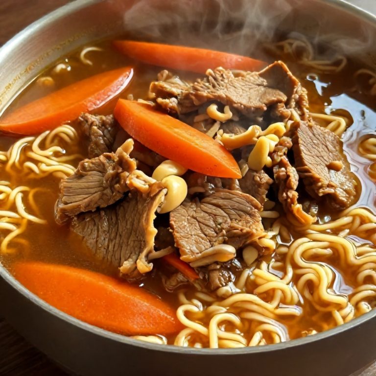 Easy Korean Beef Ramen