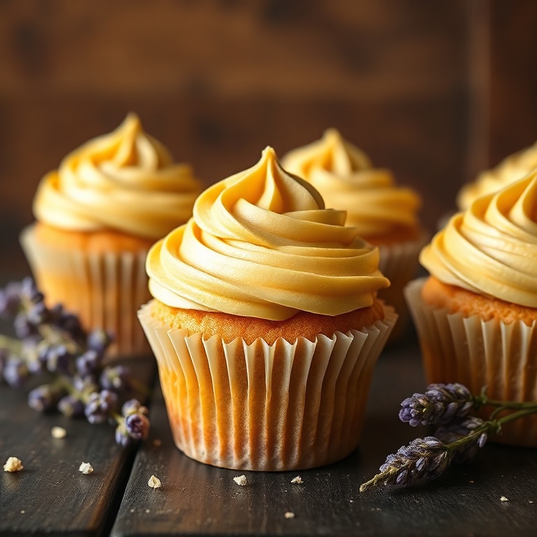 Easy Lavender Cupcakes