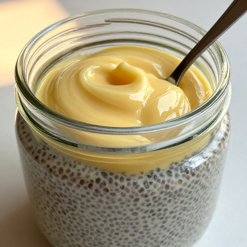 Easy Lemon Curd Chia Pudding
