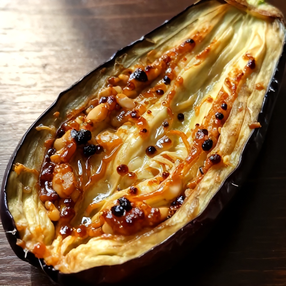 Easy Miso Glazed Eggplant