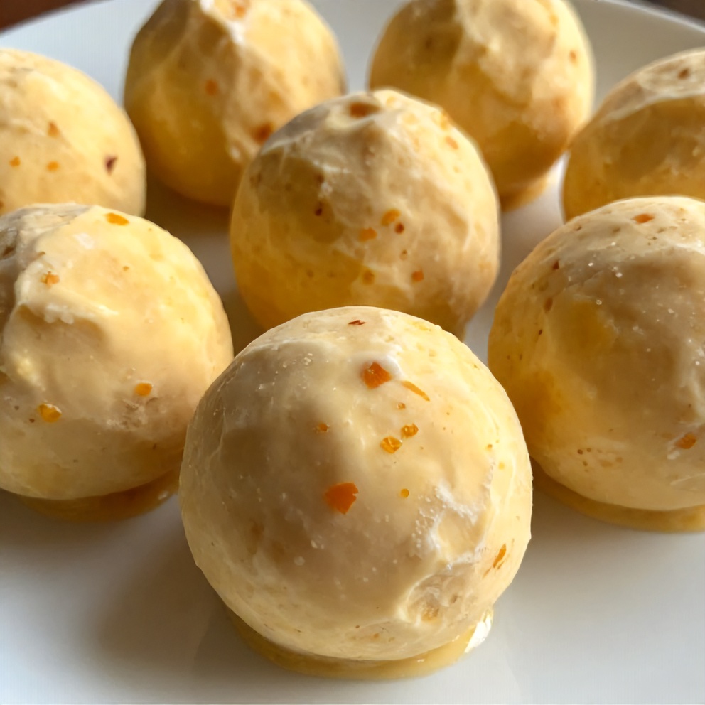 Easy No Bake Orange Creamsicle Truffles