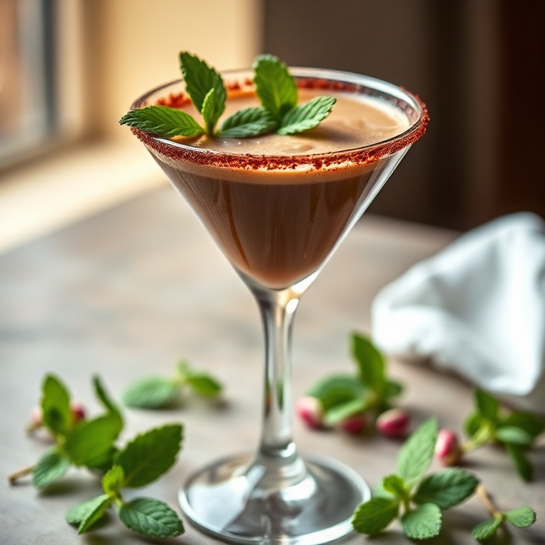 Easy Peppermint Espresso Martini