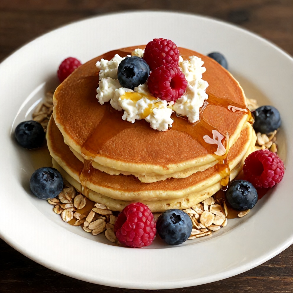 Plated Easy Protein Pancakes