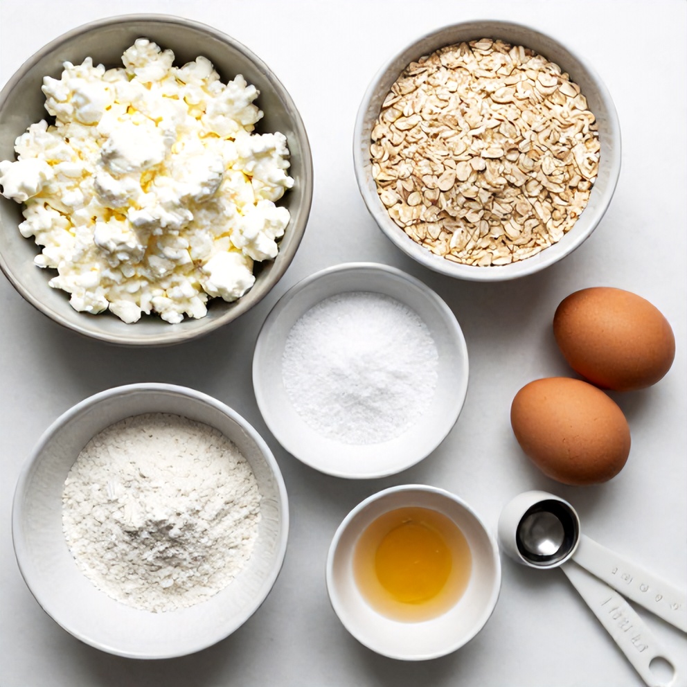Raw Ingredients for Easy Protein Pancakes