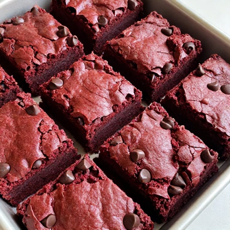 Easy Red Velvet Brownies