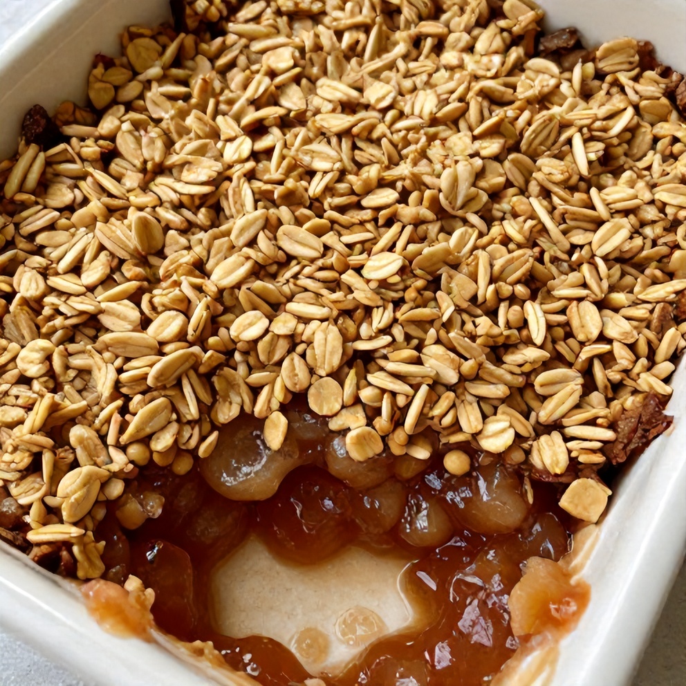 Easy Rhubarb Crisp