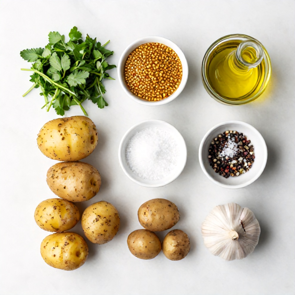 Raw Ingredients for Easy Roasted Potato Salad