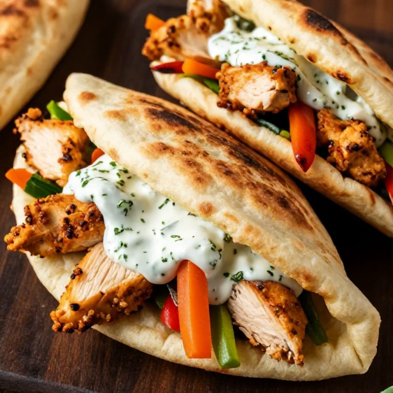 Easy Sheet Pan Chicken Pitas