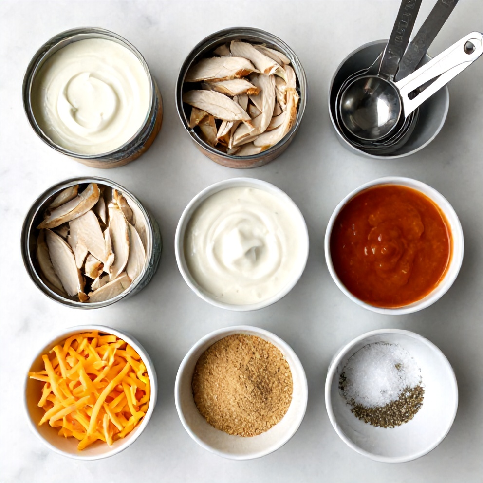 Buffalo Chicken Dip Ingredients