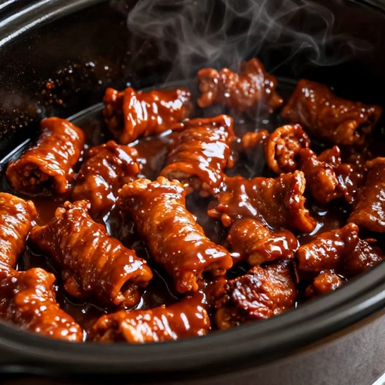 Easy Slow Cooker Little Smokies in BBQ Sauce