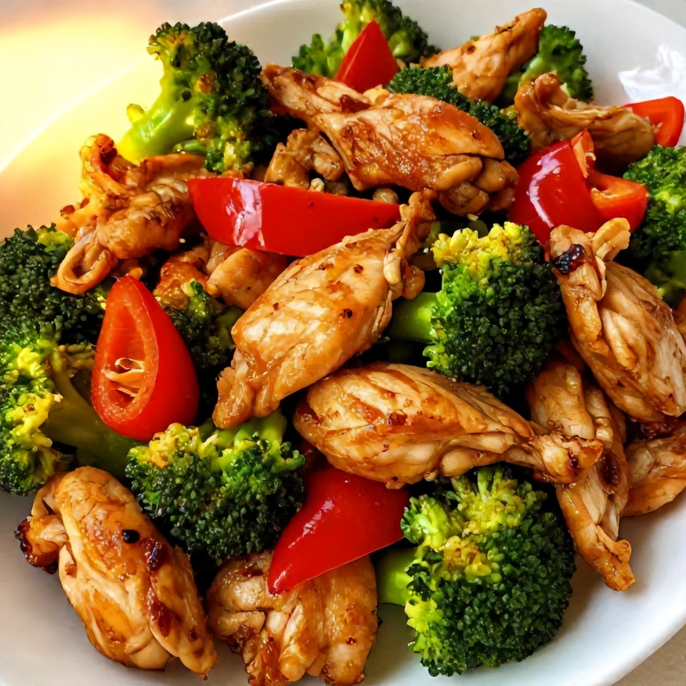 easy spicy honey soy sauce chicken stir fry