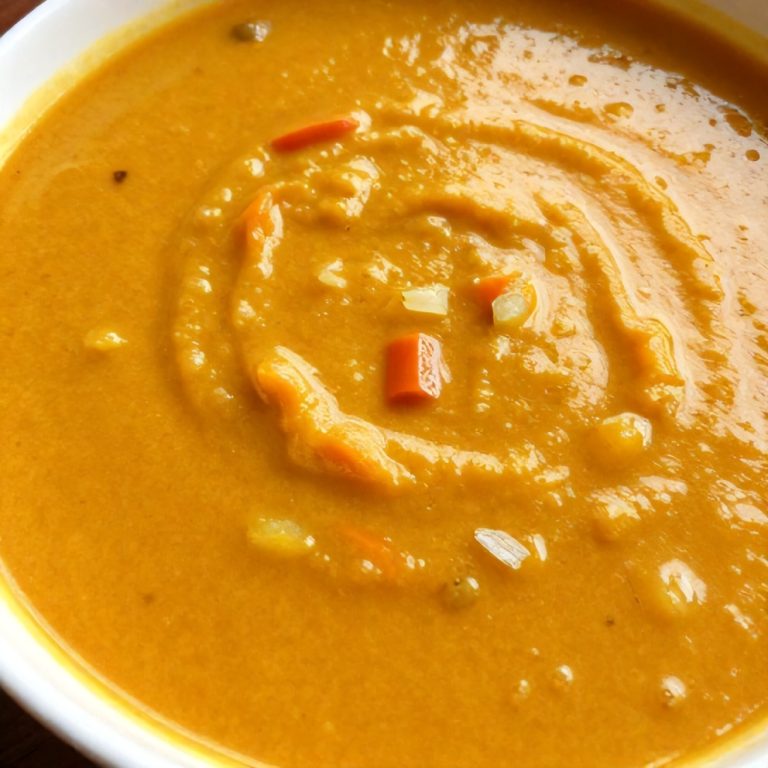 Easy Spicy Miso Carrot Soup