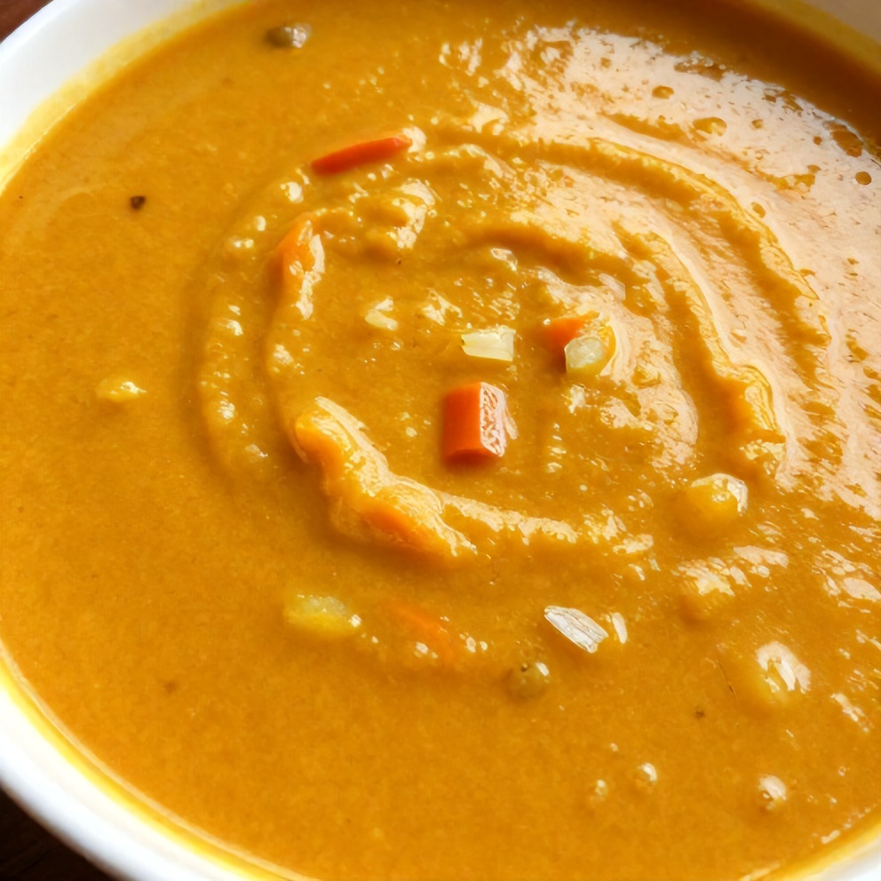 Easy Spicy Miso Carrot Soup