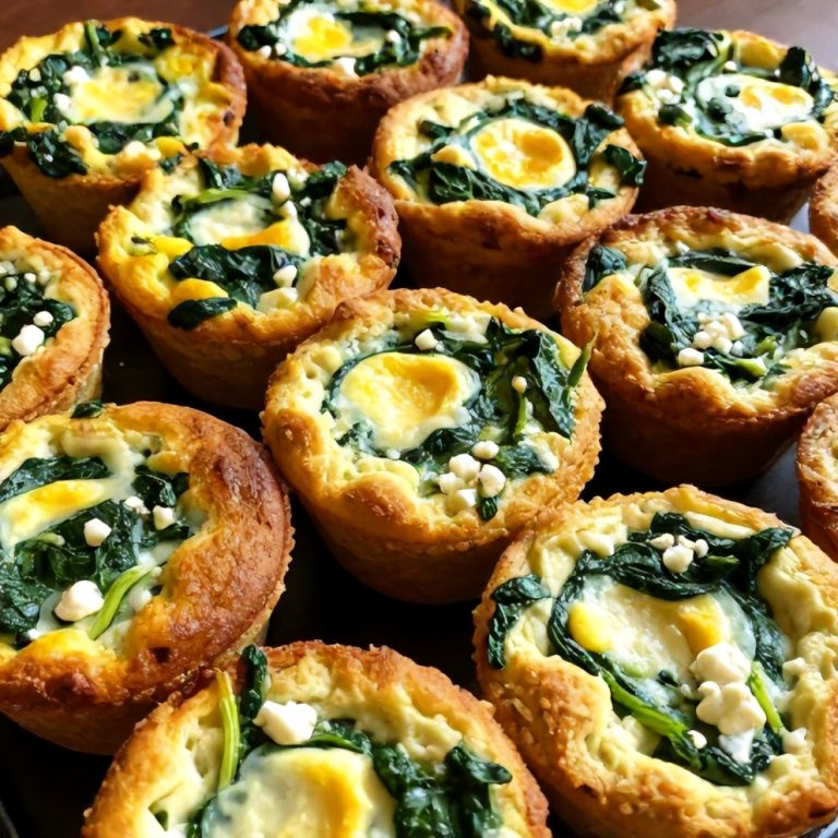 Easy Spinach and Feta Egg Muffins