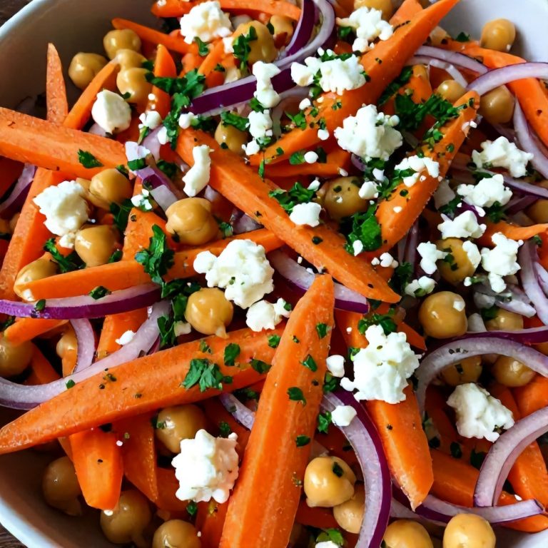 Easy Spring Carrot and Chickpea Salad