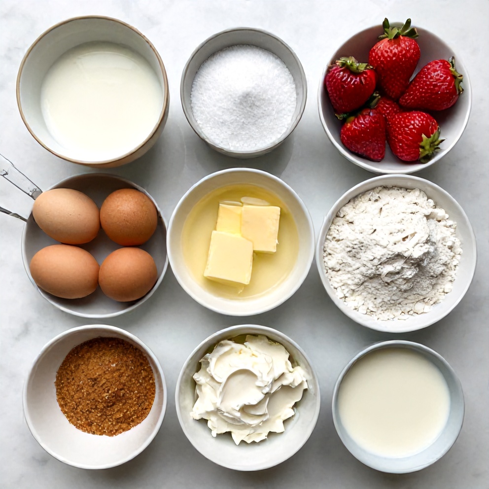 Strawberry Cinnamon Rolls Ingredients