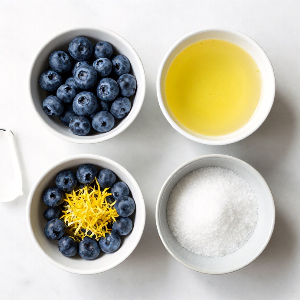 Blueberry Syrup Ingredients