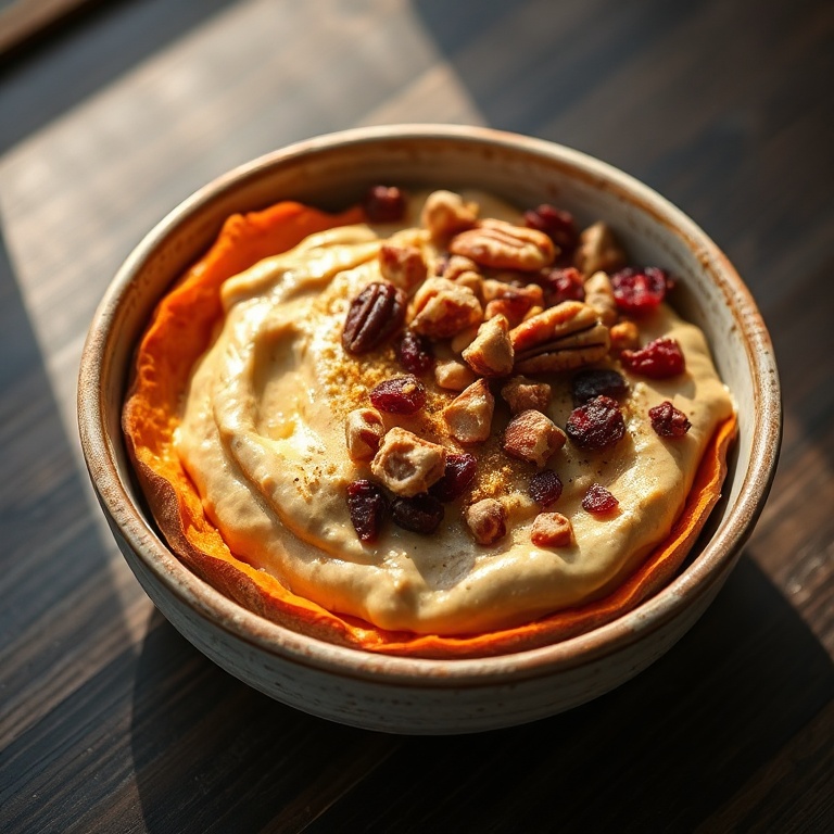 easy sweet potato breakfast bowl