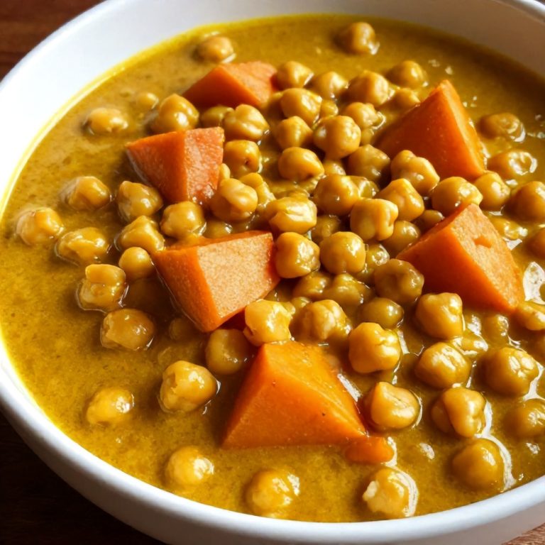 Easy Sweet Potato Chickpea Curry