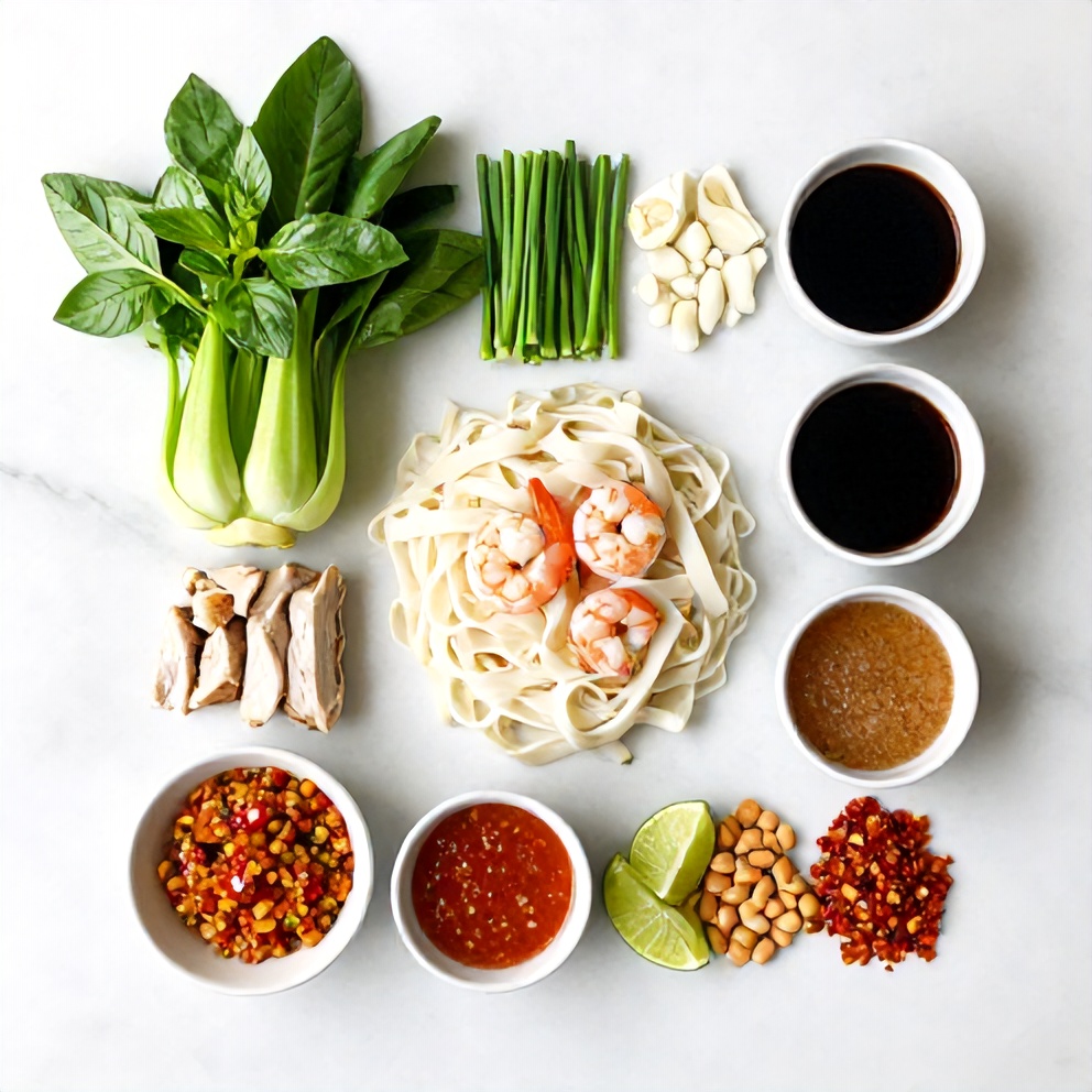 Thai Drunken Noodles Ingredients
