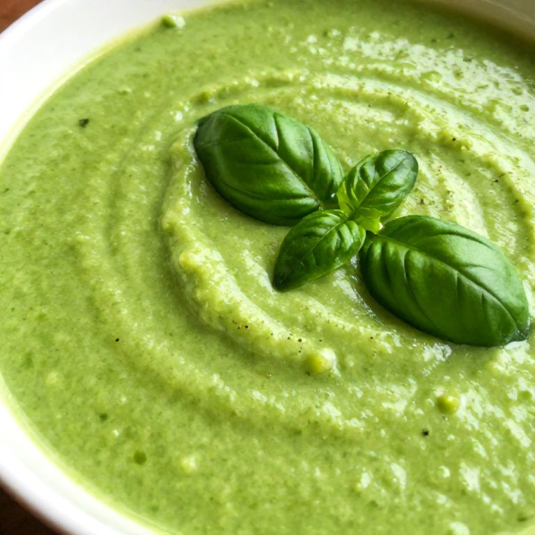 Easy Zucchini Basil Soup