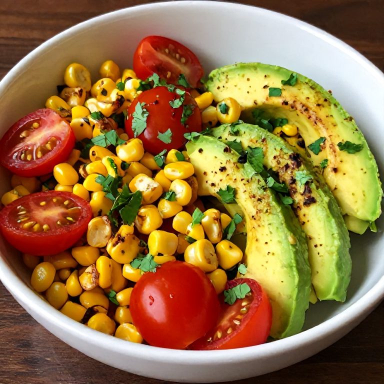 Fresh Grilled Corn Avocado Salad