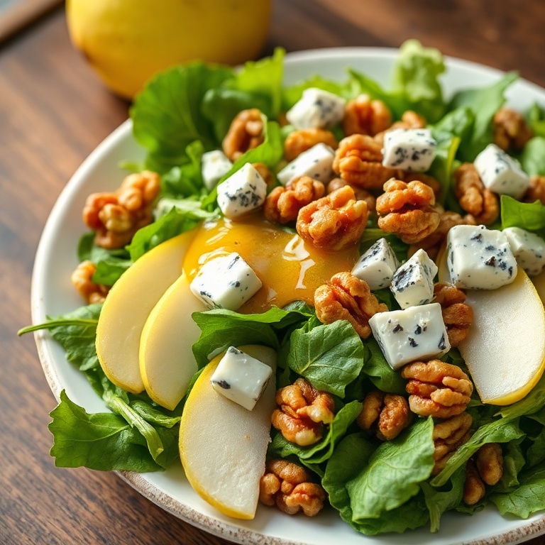 Fresh Pear Walnut Salad