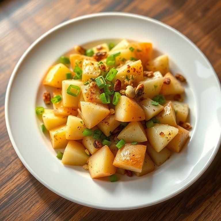 Fresh Turkish Potato Salad with Feta and Sumac dressing. Crispy, creamy, and full of flavor. Perfect for any meal.