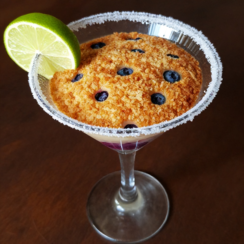 frostbite blueberry martini