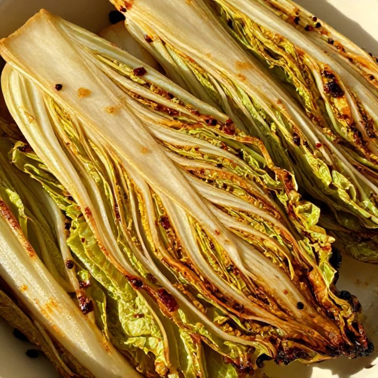 Garlic Roasted Cabbage Steaks