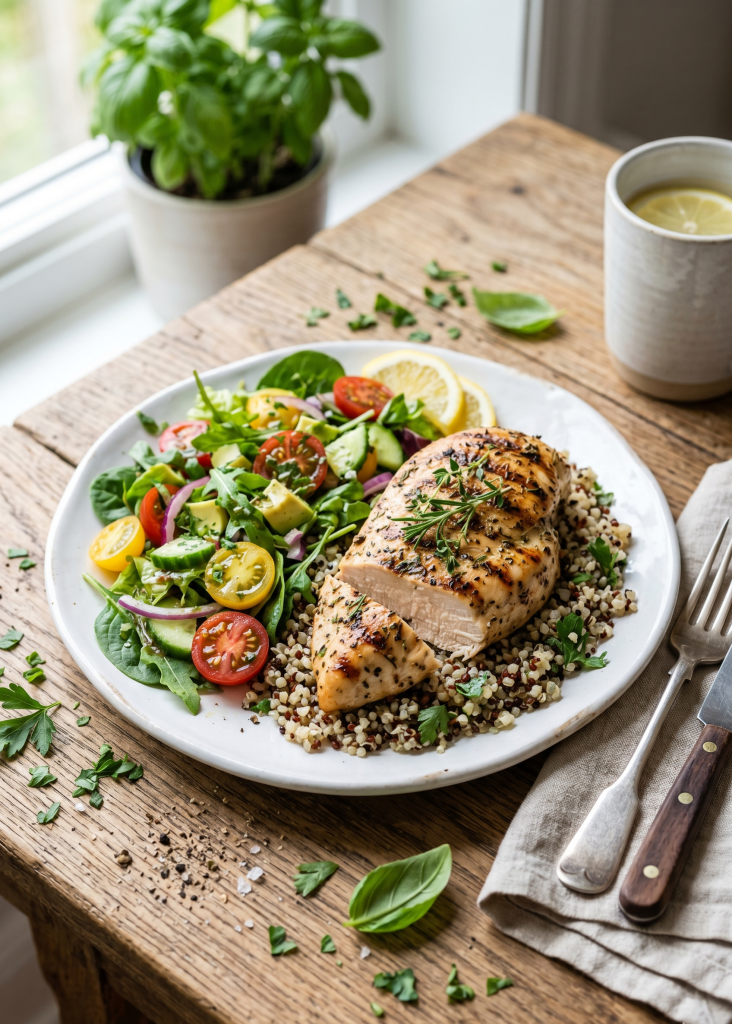 healthy main dish high protein - grilled chicken recipe