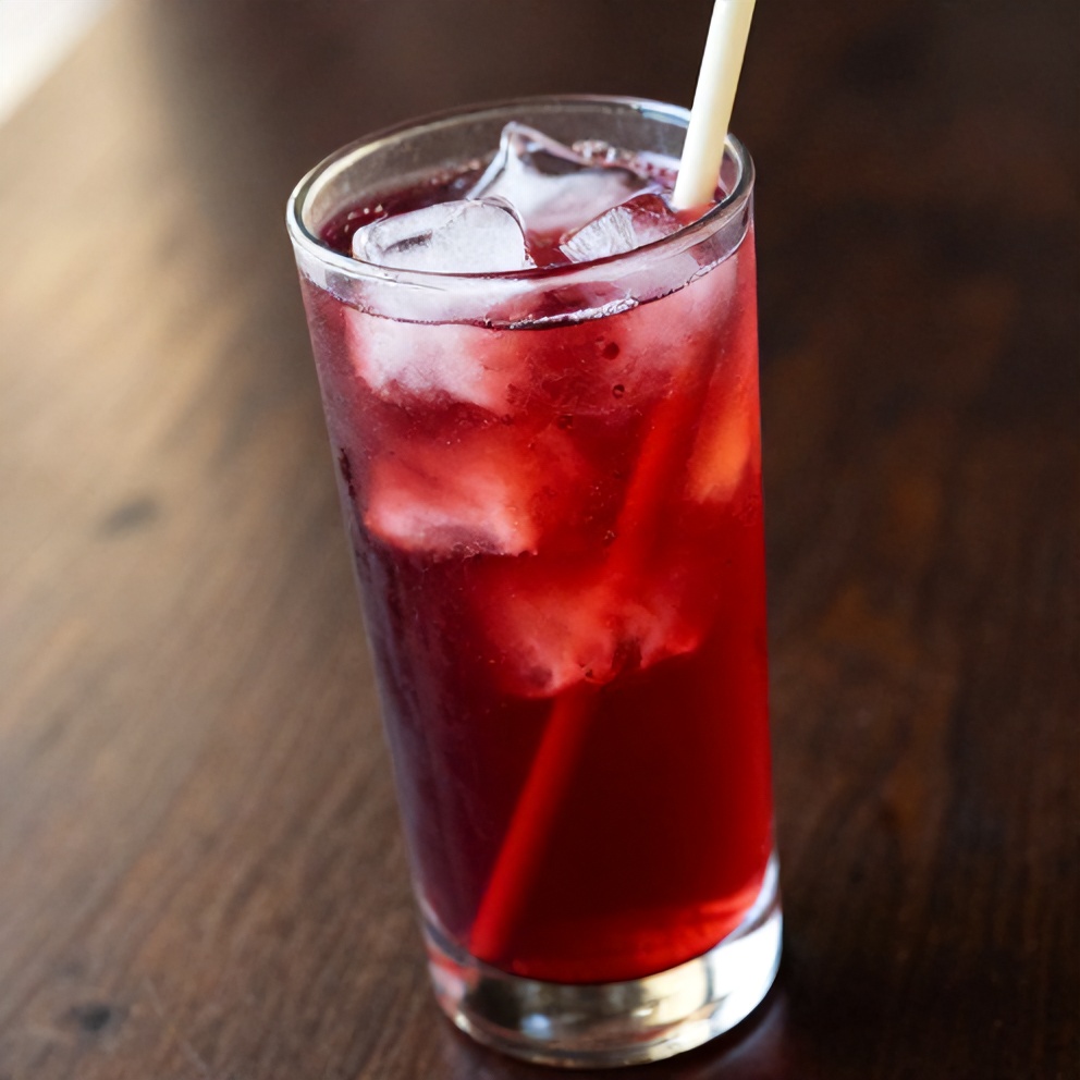 hibiscus cardamom iced latte