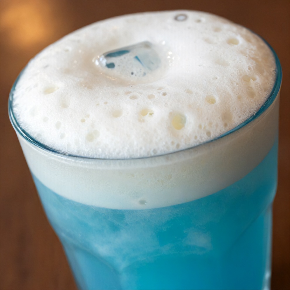 Iced Blue Tea Latte