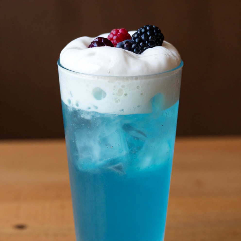 Iced Blue Tea Latte