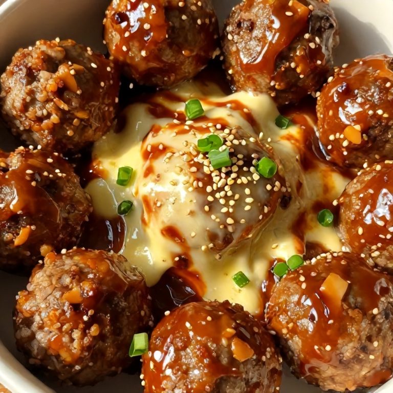 Korean BBQ Meatball Rice Bowls