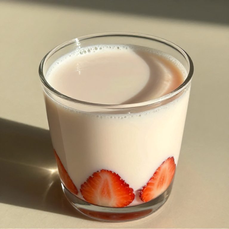 Korean strawberry milk