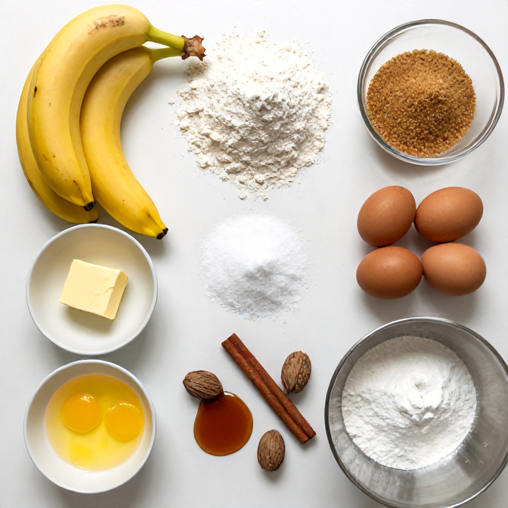 Banana Bread Ingredients