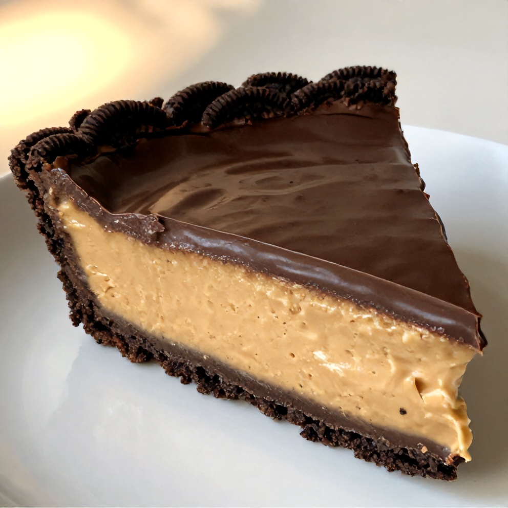 No-Bake Chocolate Peanut Butter Pie