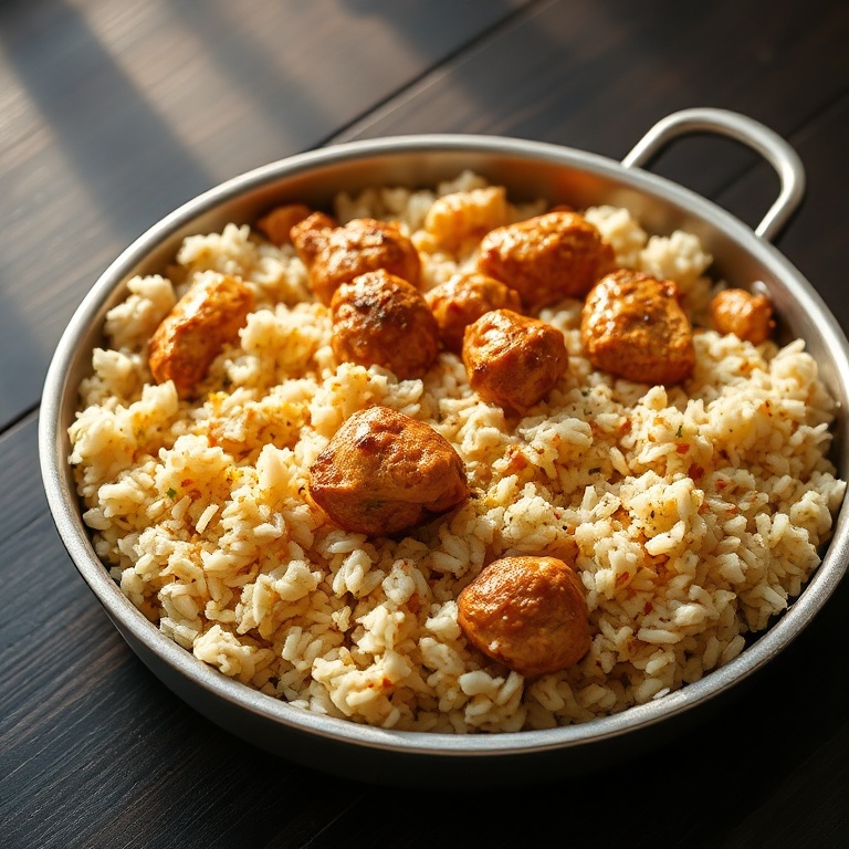 one-pan caribbean chicken and rice