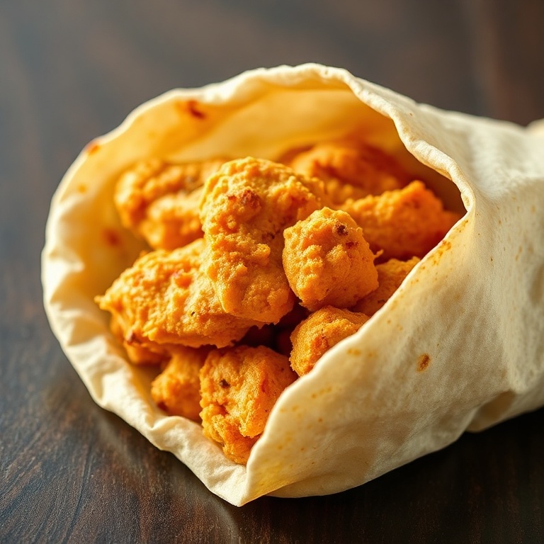 quick southwest chicken wrap