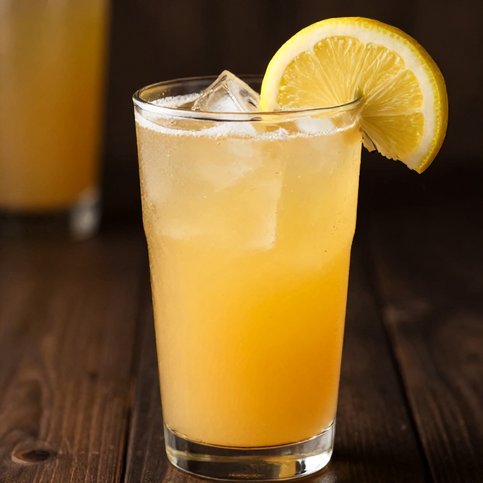 Refreshing Peach Ginger Lemonade