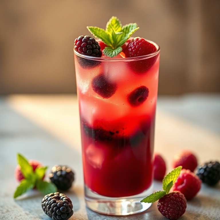 Refreshing Vanilla Earl Grey Blackberry Mocktail